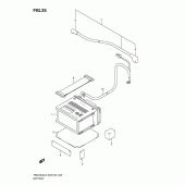 Схема узла: Аккумулятор для Suzuki RMX450