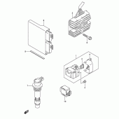 Схема вузла: Електроустаткування для Suzuki GSX-R600