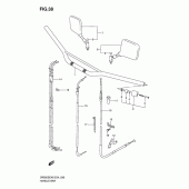 Схема вузла: Кермо & Тросики для Suzuki DR650 DR650SE