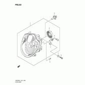 Схема узла: Фара (Gsf650al1 e21) для Suzuki GSF650 Bandit S