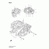 Схема узла: Картер двигателя для Suzuki GZ250 Marauder