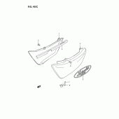 Схема вузла: Бічні панелі (Model s) для Suzuki VS1400 Intruder 1400