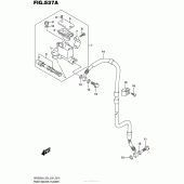 Схема узла: Передний тормозной цилиндр для Suzuki DR200 DR200S