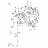 Схема вузла: Спідометр для Suzuki GSX750 Katana