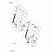 Схема узла: Передняя вилка для Suzuki VZ800 Intruder M800/ Boulevard M50