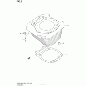 Схема узла: Цилиндр для Suzuki DR650 DR650SE