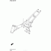Схема узла: Рама для Suzuki DR-Z70