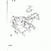 Схема узла: Рама для Suzuki GS1000