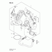 Схема узла: Топливный насос для Suzuki GSF650 Bandit S