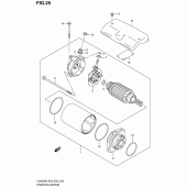 Схема вузла: Електричний стартер для Suzuki VL800 Boulevard C50T