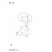 Схема вузла: Кришка головного гальмівного (Опція) для Suzuki AN650 Burgman (E