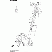 Схема вузла: Рульова траверса для Suzuki GSX-R1000