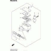 Схема вузла: Передній гальмівний циліндр Suzuki DL650 V-Strom