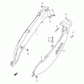 Схема вузла: Бічні панелі (Model w) для Suzuki GSX600 Katana