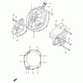 Схема вузла: Кришки картера для Suzuki GSX-R1100