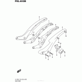 Схема узла: Rear Frame (Vl1500Bl7 E28) для Suzuki VL1500 Boulevard C90T B.O.S.S