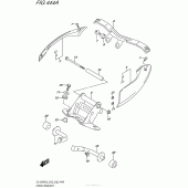 Схема вузла: Передній кронштейн Suzuki DL1000 V-Strom