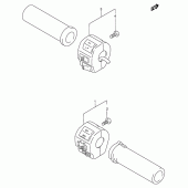 Схема вузла: Пульт керування кермовим (Model n/p/r) для Suzuki VS800 Intruder 800