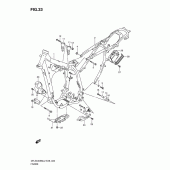 Схема вузла: Рама для Suzuki DR-Z400 DR-Z400SM