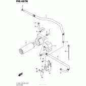 Схема вузла: Система вентиляції бензобака (Vl1500Tl7 E33) для Suzuki VL1500 Boulevard C90 BOSS