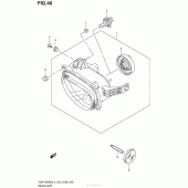 Схема узла: Фара (Vzr1800Bzl4 E28) для Suzuki VZR1800 Boulevard M109R B.O.S.S
