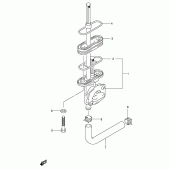 Схема вузла: Паливний кран Suzuki DR-Z400 DR-Z400S