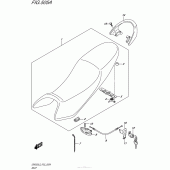 Схема вузла: Seat (Gw250L5 P33) для Suzuki GW250 Inazuma