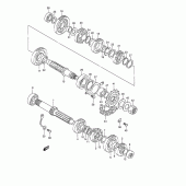 Схема вузла: Трансмісія для Suzuki VZ800 Marauder