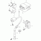Схема вузла: Електроустаткування для Suzuki DR-Z400 DR-Z400S