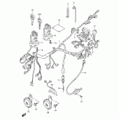 Схема вузла: Електропроводка Suzuki GSF600 Bandit S