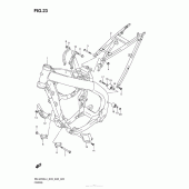 Схема вузла: Рама для Suzuki RM-Z250