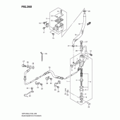 Схема узла: Задний тормозной цилиндр (Vzr1800l2 e51) для Suzuki VZR1800 Intruder M1800R/ Boulevard M109R
