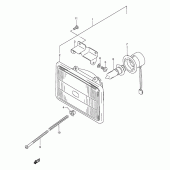 Схема узла: Фара (E24) для Suzuki TS125