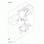 Схема узла: Заглушка сиденья пассажира (Gsx-R1000Zl3 E33) для Suzuki GSX-R1000