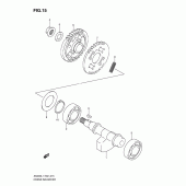 Схема узла: Балансировочный вал для Suzuki AN400 Burgman (EU analogue of SkyWave)