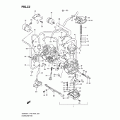 Схема вузла: Карбюратор (Gs500h p28) для Suzuki GS500