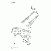 Схема вузла: Рама для Suzuki GSX-R600