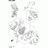 Схема узла: Воздушный фильтр (Vl800Bl5 E28) для Suzuki VL800 Boulevard C50