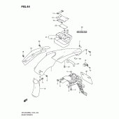 Схема узла: Заднее крыло для Suzuki DR-Z400 DR-Z400SM