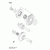Схема узла: Привод стартера для Suzuki GSX-R1000