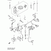 Схема вузла: Електропроводка (Gsf1200sk1/sk2) для Suzuki GSF1200 Bandit