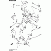 Схема вузла: Електроустаткування для Suzuki RM-Z250