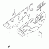 Схема вузла: Бічні панелі (Model y) для Suzuki DF125