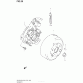 Схема узла: Статор & Ротор для Suzuki DR-Z125 DR-Z125L