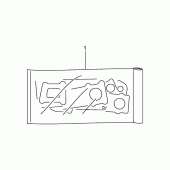 Схема вузла: Ремкомплект прокладок двигуна (Model k1/k2) для Suzuki RM250