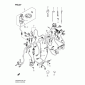 Схема вузла: Електропроводка (Gsf650k9/ak9/uk9/uak9/l0/al0/ul0/ual0) для Suzuki GSF650 Bandit S