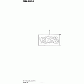 Схема узла: Ремкомплект прокладок двигателя для Suzuki DR-Z125 DR-Z125