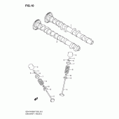 Схема узла: Распредвал & Клапан для Suzuki GSX-R1000