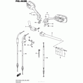 Схема вузла: Кермо & Тросики (Gsx-R1000L6 E28) для Suzuki GSX-R1000
