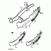 Схема вузла: Бічні панелі (Model k) для Suzuki GSX-R750